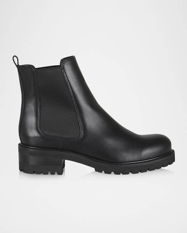 Cye Leather Chelsea Booties